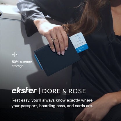 Trackable Passport Wallet Ekster x Dore & Rose