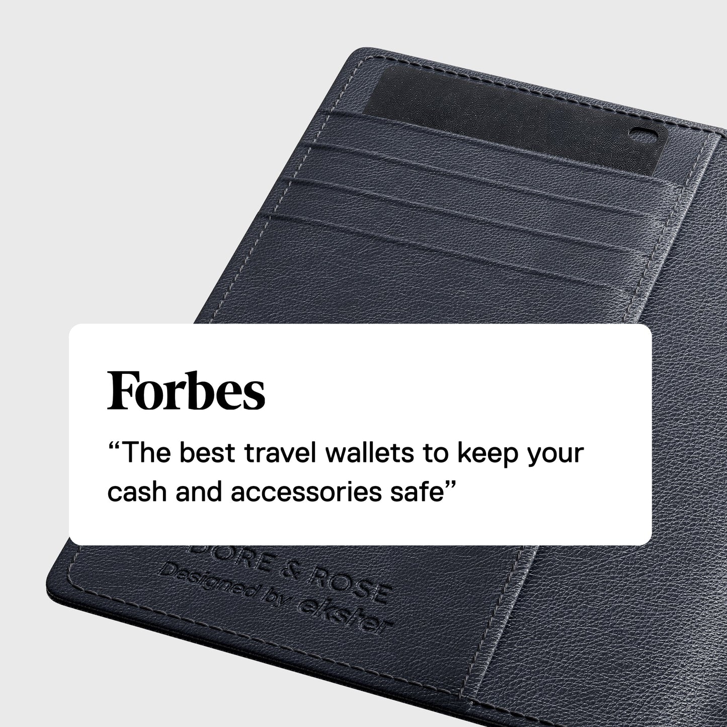 Trackable Passport Wallet Ekster x Dore & Rose